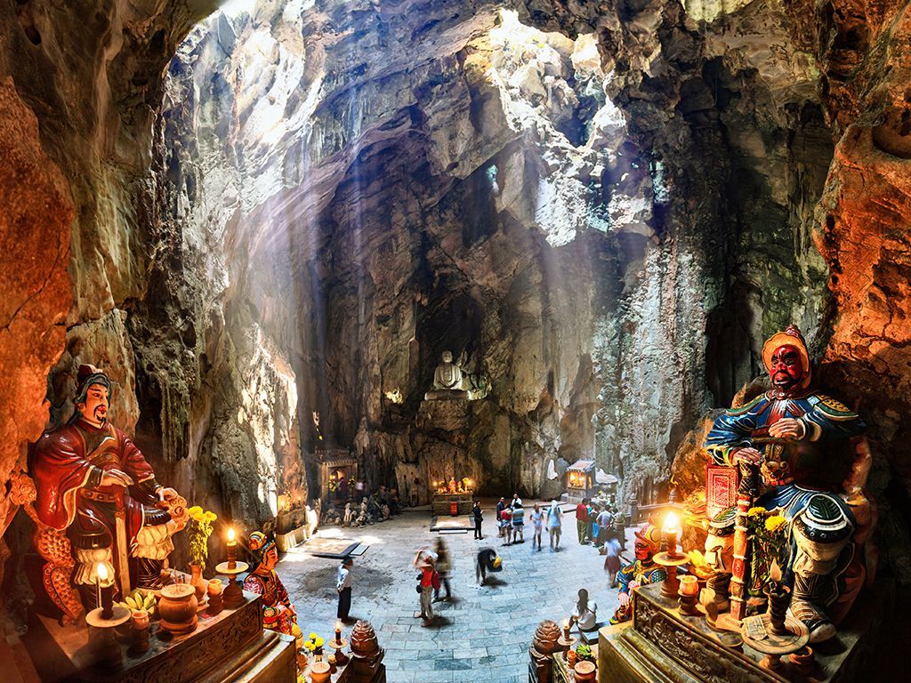 Marble Mountain & Hoi An Ancient Town with Dinner (Half-Day Classic Tour from Da Nang)